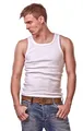 Produktbild: Cocain Underwear 2 Herren Unterhemden Gr. M 100% Baumwolle weiß Feinripp Kochfest Trocknergeeignet 100% Baumwolle herrenunterwäsche Axel Shirt trägershirt Tank Shirt ärmellose t Shirts Gr. 5