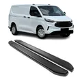 Produktbild: OMAC Trittbretter Seitenschweller kompatibel mit Ford Tourneo Custom 2023-2026 L1 Schwarz Alu 2X