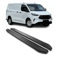 Produktbild: Trittbretter Seitenschweller für Ford Tourneo Custom 2023-2026 L1 Schwarz Alu 2x