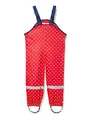 Produktbild: Playshoes Matschhose Regenlatzhose Ungefüttert Unisex Kinder Wind- und wasserdichte Regenhose Regenbekleidung, rot Punkte, 104