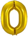 Produktbild: Folat 631808 - Folienballon Zahl 0 - gold - ca. 86 cm