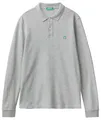 Produktbild: United Colors of Benetton Poloshirt M/L, Grau Melange 501, Medium
