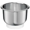 Produktbild: Bosch Edelstahl-Schüssel MUZ4ER2, 3,9 Liter, max. Teigmenge 2,7 kg, geschmacksneutral, lebensmittelecht, spülmaschinengeeignet, passend für MUM4 Küchenmaschine