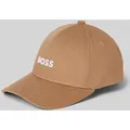 Produktbild: BOSS Basecap mit Label-Stitching Modell 'Zed' in Beige, Größe 1