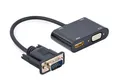 Produktbild: 8716309124423 Gembird A-VGA-HDMI-02 Videokabel-Adapter 0,15 m HDMI + VGA (D-Sub)
