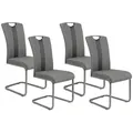 Produktbild: Schwingstuhl Amber Grau 4er-Set
