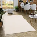 Produktbild: Luxus Soft-Velours Teppich Verona Creme, Größe:80x150 cm