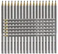 Produktbild: Faber-Castell 24er Sparpack Bleistifte GRIP 2001 (silber 2B)
