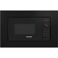 Produktbild: SIEMENS Einbau-Mikrowelle BE623LMB3, Grill, Mikrowelle, 20 l, Leichte humidClean Plus-Reinigung & perfekte Grillbräunung schwarz