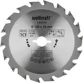 Produktbild: Wolfcraft Kreissägeblatt Serie grün Ø 130 mm Bohrung Ø 16 mm  Kreissägeblatt
