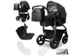 Produktbild: bergsteiger Kombi-Kinderwagen Babywagen Capri 3in1, Kombikinderwagen Komplettset, (10-tlg)