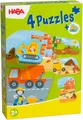 Produktbild: Haba Puzzle 4 erste Puzzles Baustelle, 14 Puzzleteile