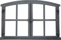 Produktbild: Stallfenster Fenster zum Öffnen Scheunenfenster grau 74cm wie Antik Eisenfenster