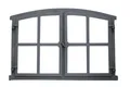 Produktbild: Aubaho Dekoobjekt Stallfenster Fenster zum Öffnen Scheunenfenster grau 74cm wie Antik Ei