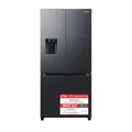 Produktbild: Samsung French-Door-Kühlschrank mit Gefrierfach, 178 cm, 495 l, WiFi & SmartThings AI Energy Mode, Twin Cooling+, Auto Ice Maker, No Frost+, Premium Black Steel, RF50C530EB1/EF
