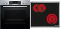 Produktbild: Bosch HND271AS64 (edelstahl + edelst) Herdset