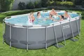 Produktbild: Bestway® Steel Pro MAX™ Frame Pool Set mit Filterpumpe 427 x 250 x 100 cm , grau, oval