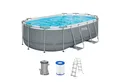 Produktbild: Bestway Framepool 56620 Steel Pro MAX™ Frame Pool (Komplett Set, 5-tlg., Pool, Pumpe, Filter, Leiter, Dosierer), robust und langlebig, 427x250x100cm