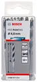 Produktbild: Bosch Professional 10 Stück HSS Spiralbohrer PointTeQ (für Metall, 4,6 x 47 x 80 mm, Zubehör Bohrschrauber)