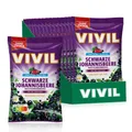 Produktbild: VIVIL Schwarze Johannisbeere Hustenbonbons ohne Zucker | 15 Beutel x 120g
