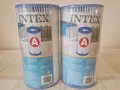 Produktbild: 2 x INTEX Typ A Filterkartuschen Wasserfilter für Quick UP Pool Gr. A  NEU&OVP