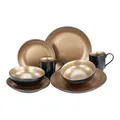 Produktbild: CreaTable 23598 GLAMOUR Geschirrset 2 Personen Kombiservice 16 tlg Steinzeug