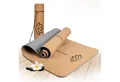 Produktbild: Wellax Yogamatte aus Kork - 100% natürliche Yogamatte, besonders dicke Sportmatte inkl. Tragegurt