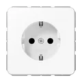 Produktbild: Jung CD1520BFKIWW Schutzkontakt-Steckdose, 16 A 250 V ~, SAFETY+, Thermoplast, Serie CD, alpinweiß