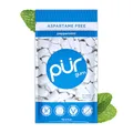 Produktbild: Pur Gum | Zuckerfreier Kaugummi | 100% Xylit | Vegan, Aspartamfrei, Glutenfrei & Diabetikerfreundlich | Natürlicher Kaugummi Mit Peppermint-Geschmack, 55 Stück (1er Pack)