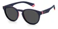 Produktbild: Polaroid Sonnenbrille PLD 8048/S  BR0/M9 Blau Rosa Dunkelgrau Kinder