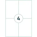 Produktbild: Selbstklebende Aufkleber Etiketten 105x148 Mm 1000 Blatt Weiß Rillprint