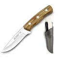 Produktbild: Puma-Knives Jagdmesser IP alicante olive, 820060, mit Lederscheide, Klinge feststehend