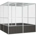 Produktbild: Vidaxl - Vogelkäfig Anthrazit 213,5x217,5x211,5 Cm Verzinkter Stahl