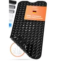 Produktbild: Duschmatte rutschfest Sensitiv 100x40 cm - INKL 2 Haken - Badewannenmatte rut...