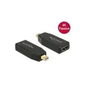 Produktbild: Delock 4K Passive - Videoadapter - Mini DisplayPort männlich zu HDMI weiblich - Schwarz - 4K Unterstützung (65583)