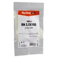 Produktbild: fischer Kabelbinder Nylon BN 2,5x100 mm transparent (100 Stück) 087478
