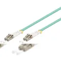 Produktbild: Goobay 95750 LWL Kabel, Multimode (OM3) Aqua, 0.5 m, Türkis - LC-Stecker (UPC) > LC-Stecker (UPC)