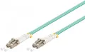 Produktbild: LWL Kabel, Multimode (OM3) Aqua, Türkis, 0,5 m