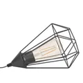 Produktbild: Eglo Tischleuchte Lampe Vintage Tarbes Schwarz Ø17,5cm max. 60W E27 mit Schalter