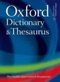 Produktbild: Oxford Dictionary and Thesaurus by Oxford Languages 0199230889 FREE Shipping