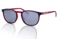 Produktbild: Superdry Sonnenbrille Vintage Neon 160 Marineblau/Rot/Rauch Spiegel Offiziell