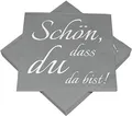 Produktbild: Heku - Servietten *Schoen, das du da bist*, 20 Stück 3-lagig