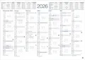 Produktbild: Tafelkalender A4 2026: Praktischer Jahresplaner für den Schreibtisch oder an der Wand. Terminkalender mit Vorder- und Rückseite. Jahreskalender zum Eintragen. (Bürokalender Heye)