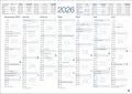 Produktbild: Tafelkalender A4 2026 | Deutsch | Kalender | Loseblatt-Ausgabe | 2 S. | 2026