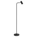 Produktbild: ENOVALITE moderne Stehleuchte SPOT, drehbar, neigbar, GU10 Fassung, Aluminium, schwarz - Design Stehlampe Leselampe Strahler Wohnzimmer Büro