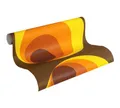 Produktbild: A.S. Création Retro Tapete 70er Jahre 701312 - Vliestapete mit Retro Design in orange, braun, gelb - Retrotapete auf 10,05m x 0,53m - Made in Germany