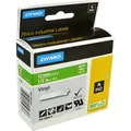 Produktbild: Dymo Label Band IND 1805414 weiß auf grün  12mm x 5,5m  Vinyl