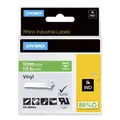 Produktbild: DYMO® Original IND-Schriftband für Rhino, farbiges Vinyl - weiss auf grün 1805414