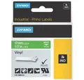Produktbild: DYMO Druckerband Schriftband RHINO 1805414, 12 mm weiß auf grün