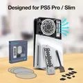 Produktbild: PS5 Slim/Pro Staubschutz-Kit Filter Staubschutzabdeckung Bürste f. Langlebigkeit